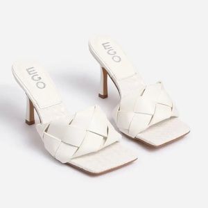 EGO Shoes ‘Turntup’ Bottega Veneta Dupe Mule Heels